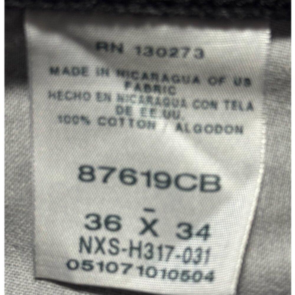 Men's Rustler Black Demin Jeans 36X34 - Picture 2 of 4